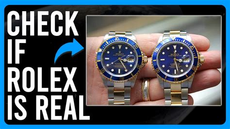 how to tell if a rolex is real